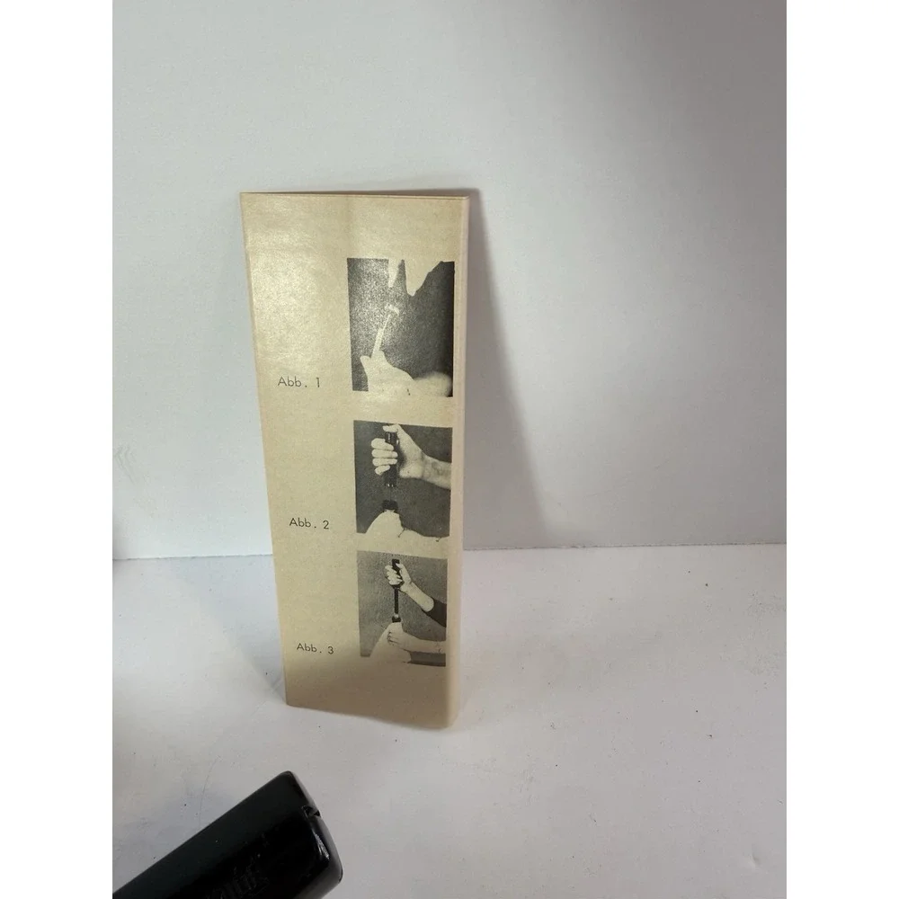 Vintage EMIDE West Germany Air Pressure Pump Cork Lifter Wine Opener Box NOS